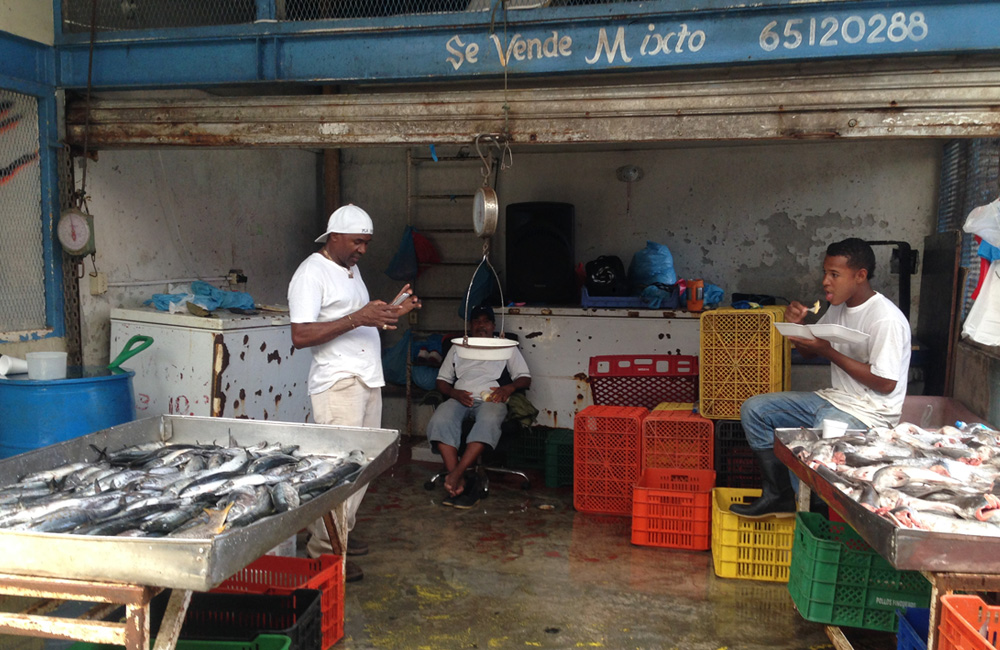 mercado de mariscos