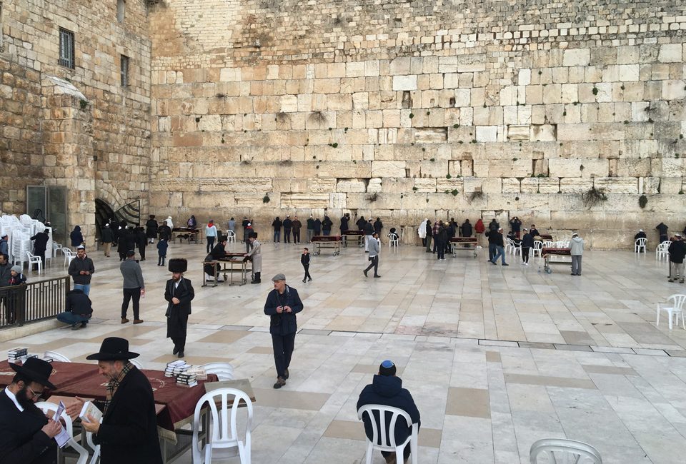 Muro de las lamentaciones en Jerusalén