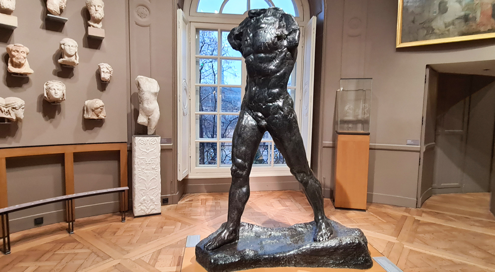 "El caminante" del museo Rodin (París)