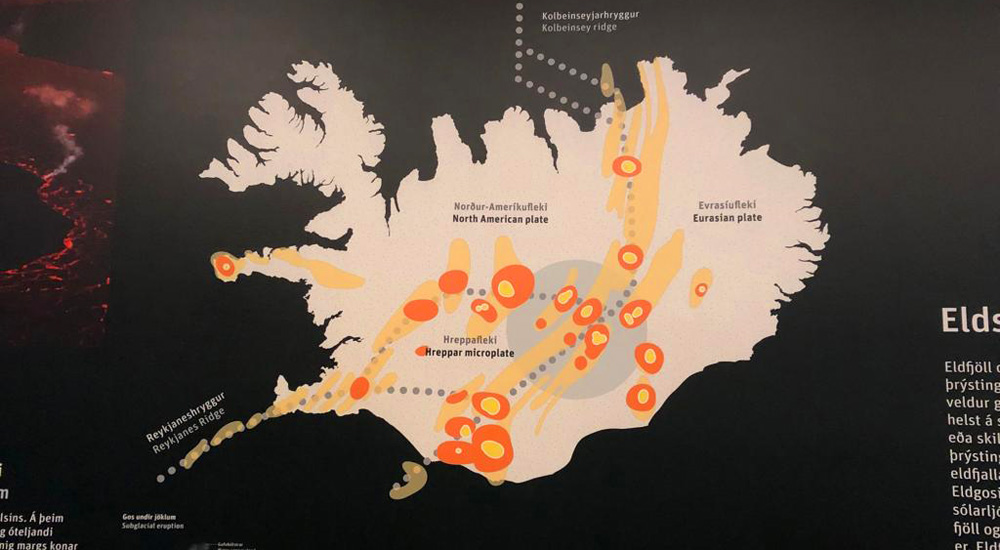 Mapas de la naturaleza de Islandia
