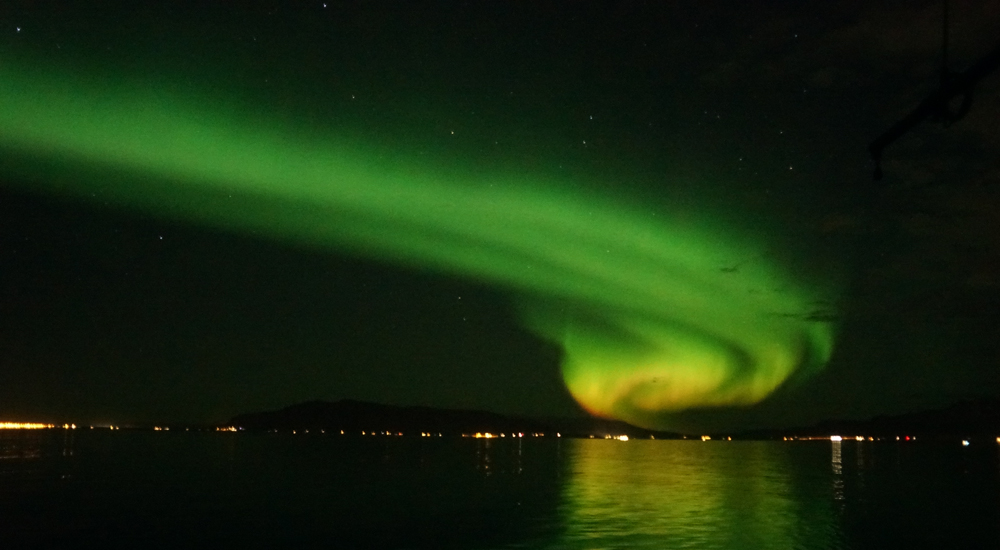 Auroras boreales en Reykjavik