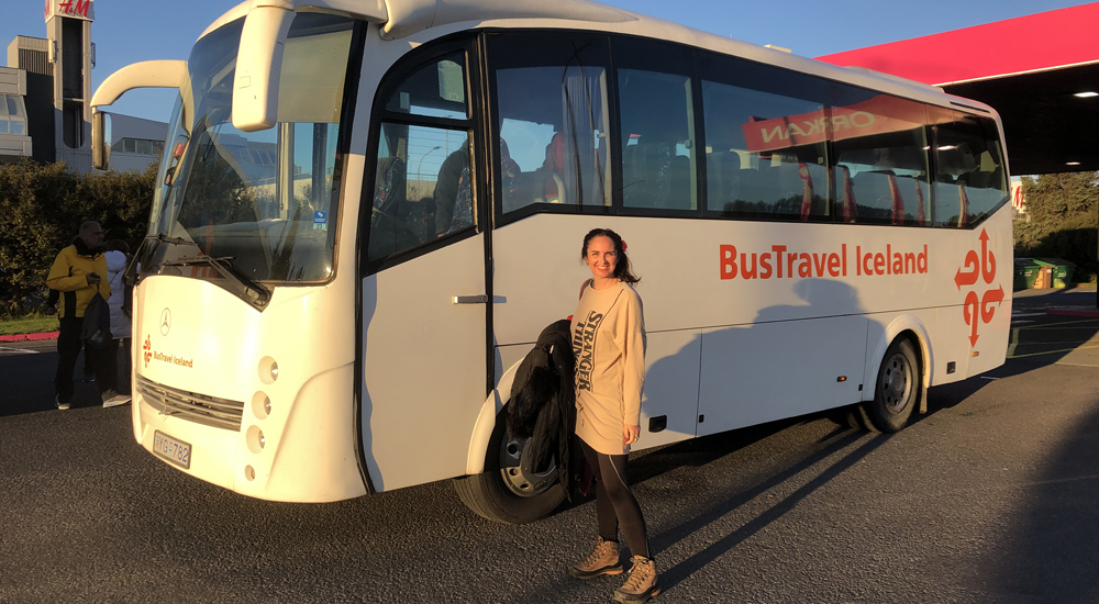 autobús para las Highlands de Islandia