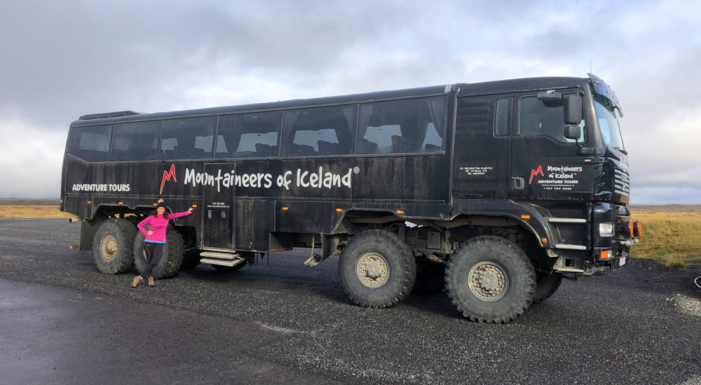 Camión de Mountaineers of Iceland